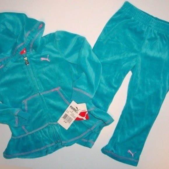 girls puma tracksuit